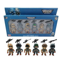 Imagen de Soldados articulados x6 con accesorios, en caja