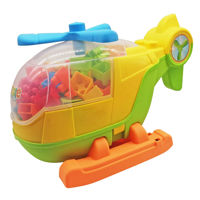 Imagen de Bloques de plástico, 70 piezas, grandes, helicóptero arrastre, en red