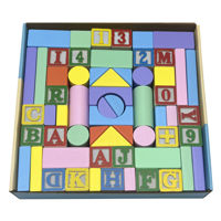 Imagen de Bloques de madera, x60 piezas, en caja