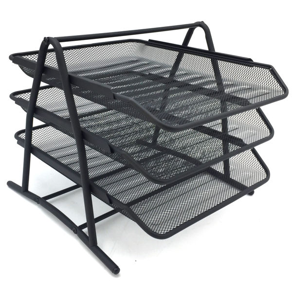 Imagen de Organizador de metal con 3 bandejas, en caja