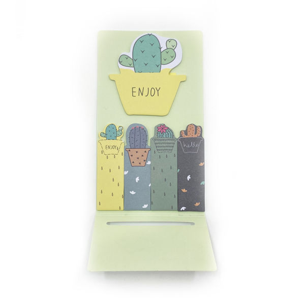 Imagen de Señaladores y block de hojas autoadhesivas, con diseño