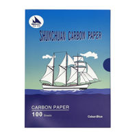 Imagen de Papel carbónico A4 azul, PACK x100