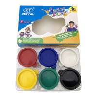 Imagen de Pintura de dedos x6, 35ml, en caja
