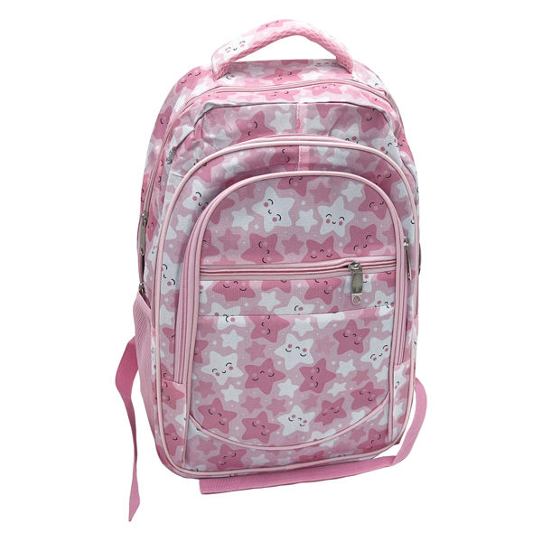 Imagen de Mochila infantil, 4 divisiones, 2 bolsillos laterales, varios diseños