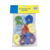 Imagen de Sellos x10, números de esponja, en bolsa