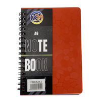 Imagen de Libreta con espiral A6 tapa PVC, 70 hojas en bolsa, varios colores