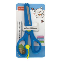 Imagen de Tijera con protección 13.7cm, en cartón PACKx12, varios colores