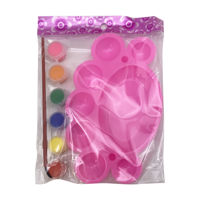 Imagen de Acuarelas x6 colores, con pincel paleta de plástico, en bolsa varios colores