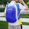 Imagen de Mochila plegable de tela avión, con bolsa varios colores