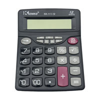 Imagen de Calculadora de mesa KENKO, 12 dígitos, 1AA en caja