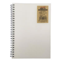 Imagen de Libreta A5, tapa transparente, 70 hojas de puntos, en bolsa