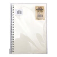 Imagen de Libreta B5, tapa transparente, 70 hojas de puntos, en bolsa