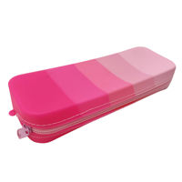 Imagen de Cartuchera de silicona con cierre, varios colores