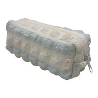 Imagen de Cartuchera de tela abullonada con cierre, varios colores