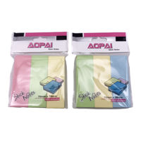 Imagen de Block de notas autoadhesivas, 3 tiras, en bolsa, varios colores, PACKx12