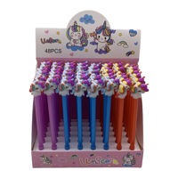 Imagen de Lapicera de gel unicornio, CAJA x48, varios colores
