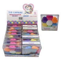 Imagen de Marcador resaltador flúo 6 colores en 1, en caja PVC, CAJAx16