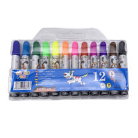 Imagen de Marcadores gruesos 12 colores, en bolsa de PVC