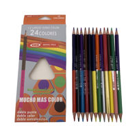 Imagen de Lápices 12 colores largos, doble punta, PACKx12