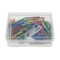 Imagen de Clips x60, 2.8cm en caja de plástico, CAJA x12