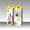 Imagen de Cable auxiliar para audio 1m con entrada USB-Lightning, varios colores, KLGO en caja