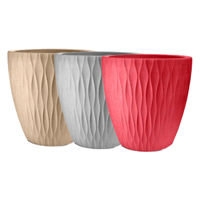 macetas de colores vivos para exterior decorativas