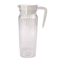 Imagen de Jarra de plástico con tapa, 1.3L, en bolsa