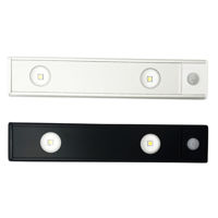 Imagen de Lámpara recargable 2 leds, aluminio, en caja