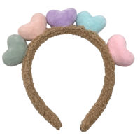 Imagen de Tiara debtela, con aplique, PACK x12, varios colores