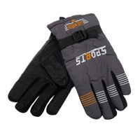 Imagen de Guantes de adulto para moto, tela avión forrados, ajustables, varios colores, en bolsa