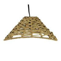 Imagen de Pantalla luminaria de techo, de fibras naturales, junco de agua