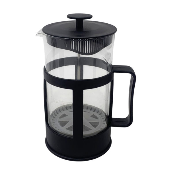 Imagen de Cafetera prensa francesa de plástico y vidrio 1000ml, en caja