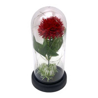 Imagen de Flor con luz 3AA frasco de acrílico, varios colores