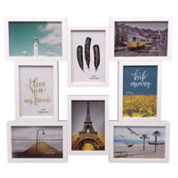 Imagen de Portarretrato 8 fotos 10x15 , marco de MDF, varios colores