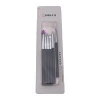 Imagen de Pincel de manicuría x5, para uñas esculpidas, en blister