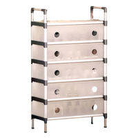 Imagen de Zapatera de PVC, 6 estantes, en caja