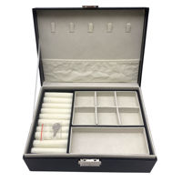 Imagen de Alhajero de PU, 2 niveles, con llave varios colores