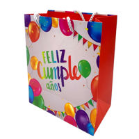 Imagen de Bolsa de regalo chica, PACK x12, diseños surtidos