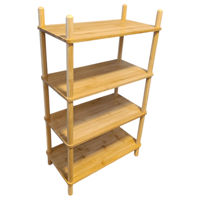 Imagen de Mueble estantería de bambú 4 estantes, en caja