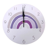 Imagen de Reloj de pared redondo infantil, 25cm en caja, 2 colores