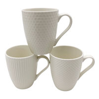 Imagen de Taza de cerámica texturada x6, 300ml, en cartón