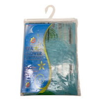 Imagen de Cortina de baño, de EVA, varios colores, en bolsa