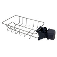 Imagen de Organizador escurridor jabonera para canilla, de metal, en caja