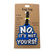 Imagen de Etiqueta de goma para identificación de valijas, PACKx12