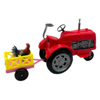 Imagen de Tractor con zorra ruedas libres, zorra con accesorios, en caja