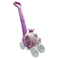 Imagen de Pompero burbujero arrastre carroza con sonido, 3AA en caja 2 colores