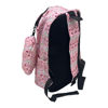 Imagen de Mochila juvenil, bolsillo frontal y 2 bolsillos laterales, con cartuchera varios diseños, en bolsa