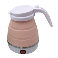 Imagen de Jarra eléctrica de silicona plegable, 0.6L 600w en caja, varios colores