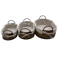 Imagen de Panera x3 fibras naturales con tela