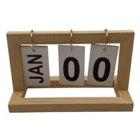 Imagen de Calendario perpetuo de madera, en bolsa